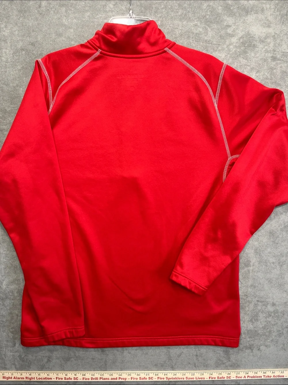 Nike Therma-FIT 1/4 Zip Pullover Red Athletic Fleece Men’s Large